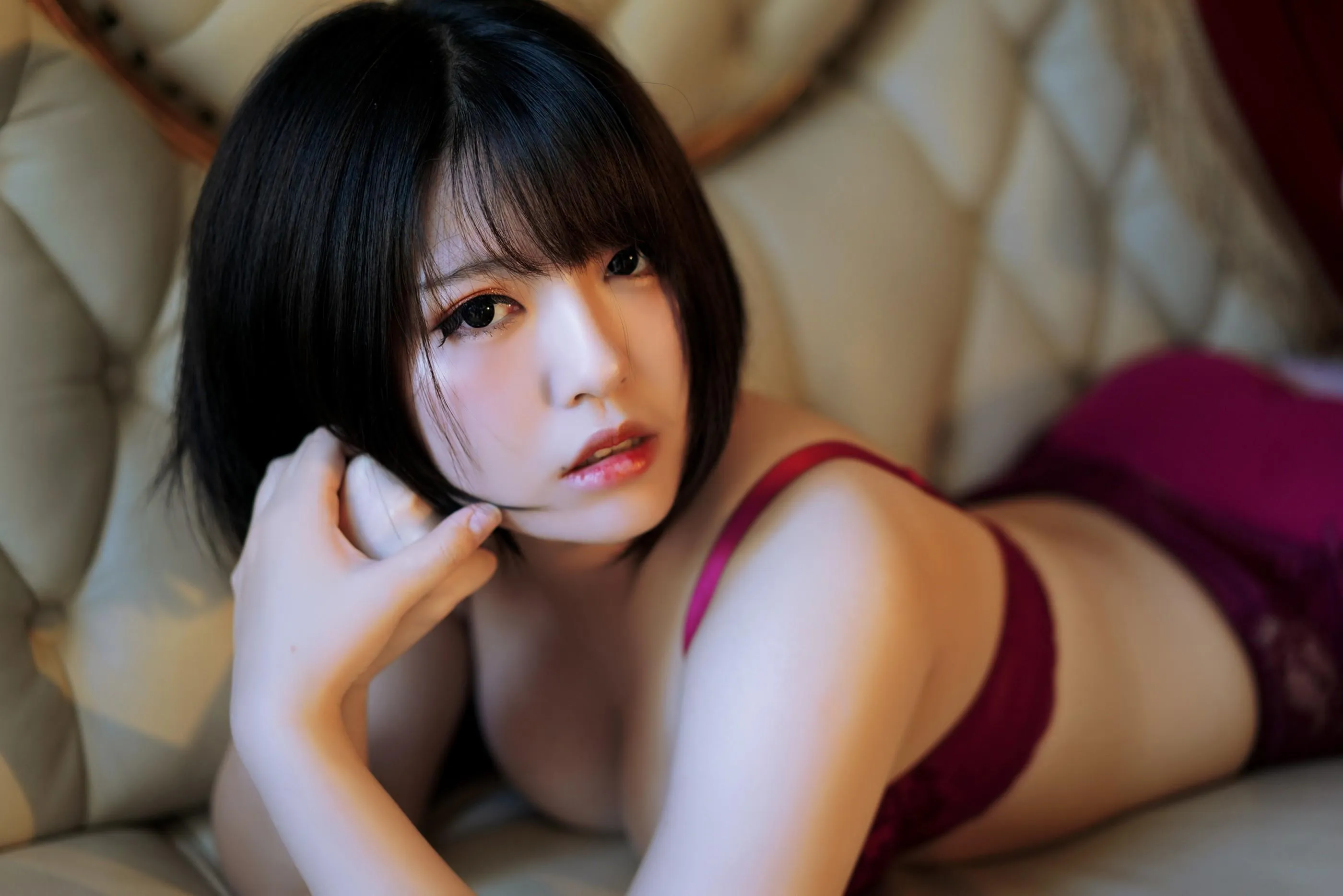 半半子 – NO.33 赤红 1 [17P]插图6